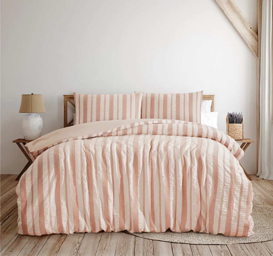 Lisbon Quilt Cover Set Range Shell