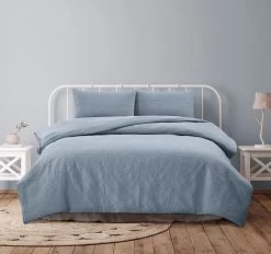 Lottie Quilt Cover Set Range Bluebell