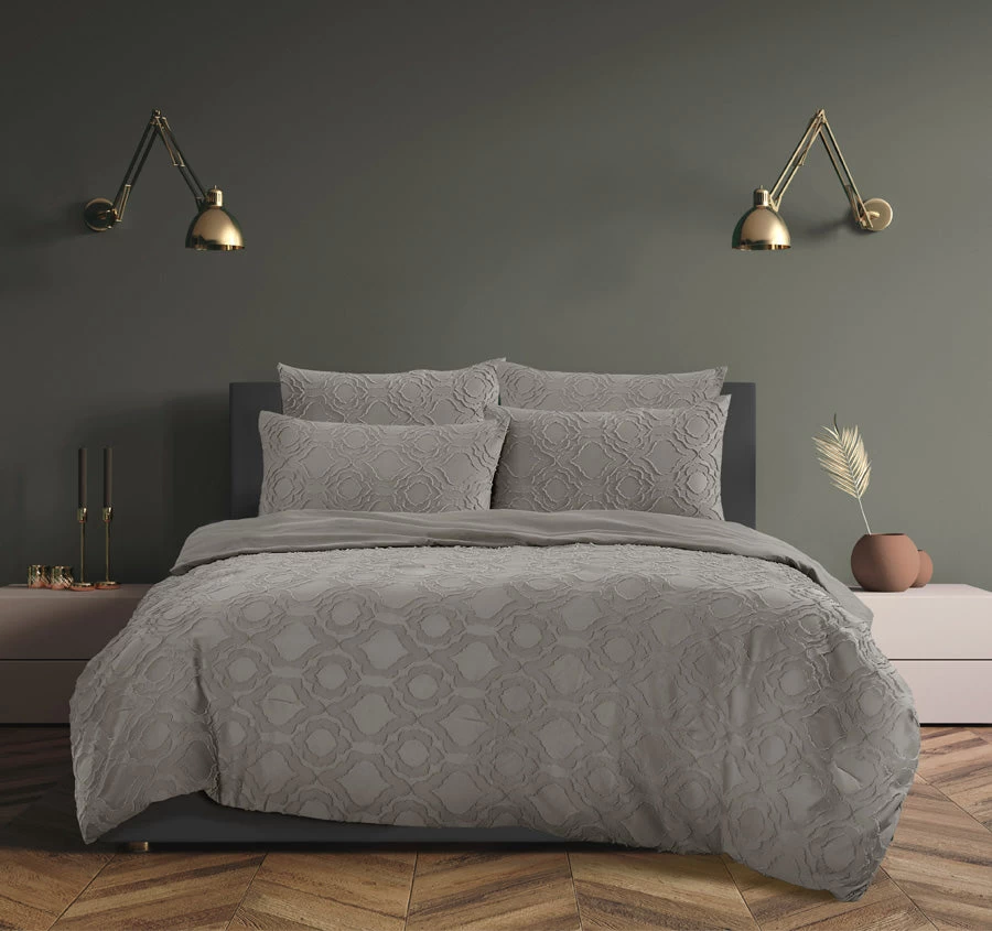Millicent 5 Piece Comforter Set Range Storm Grey