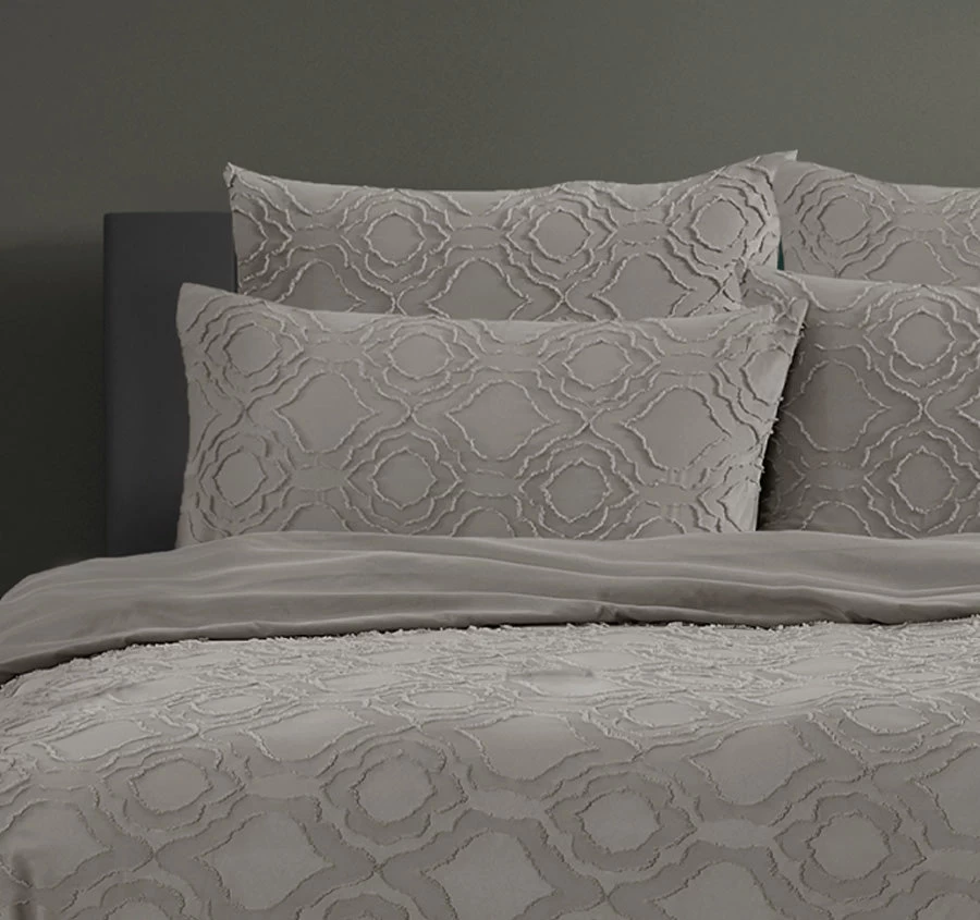 Millicent 5 Piece Comforter Set Range Storm Grey - Image 4