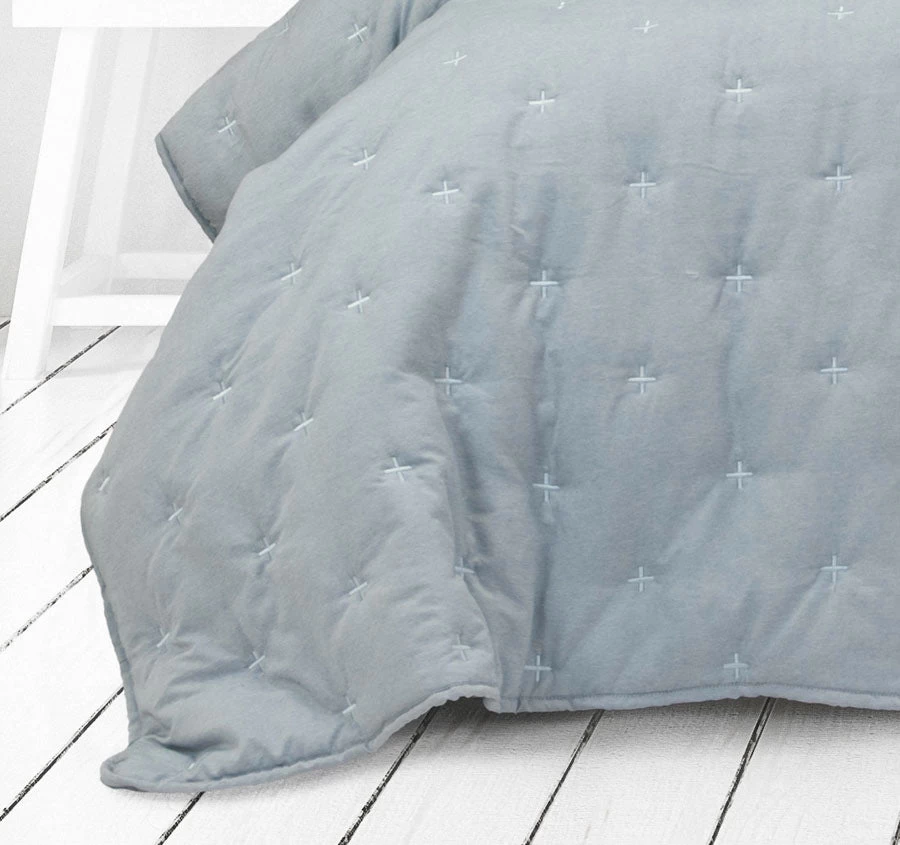 Saladin Comforter Set Chambray - Image 3