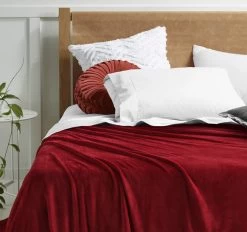 Accessorize Super Soft Blanket Range Rouge