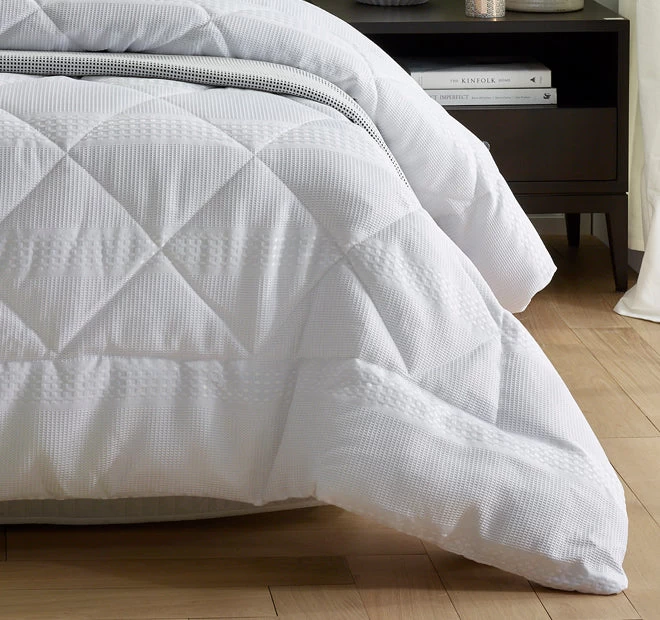 Accessorize Waffle Stripe Comforter Set Range White - Image 3
