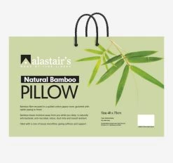 Natural Bamboo Standard Gusset Pillow Firm Feel And High Loft