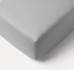 Bamboo Eco 400THC Cotton Mega Fitted Sheet Range Silver