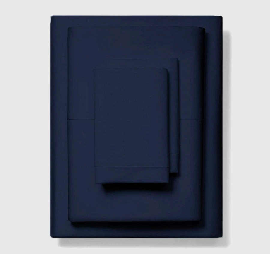 Bamboo Eco 400THC Cotton Mega Sheet Set Range Navy - Image 3