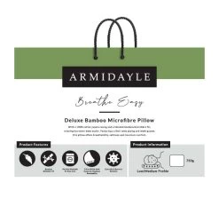 Bamboo Gusset 750g Low And Medium Standard Pillow