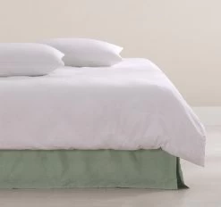 Stonewashed French Linen Valance Range Sage