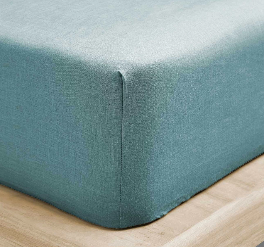 Emile Fitted Or Flat Sheet Range Agean Blue - Image 3