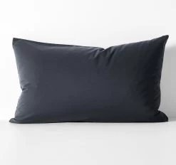 Halo Organic Cotton Standard Pillowcase Steel