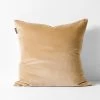 Luxury Velvet 50x50cm Filled Cushion Cashew