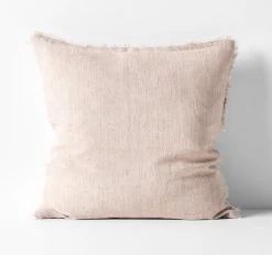 Vintage Linen Fringe 50x50cm Filled Cushion Shell