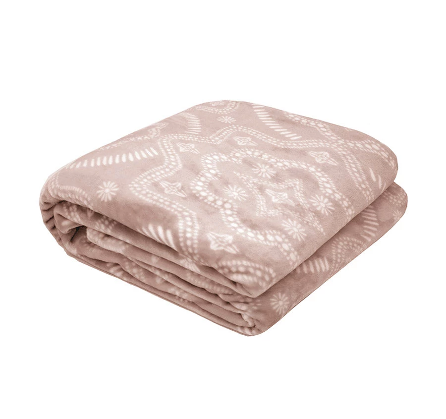 Beth Ultraplush Blanket Range Rosewater