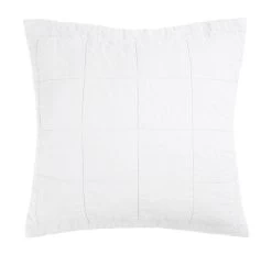 French Linen European Pillowsham Snow