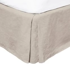 French Linen Valance Range Pebble