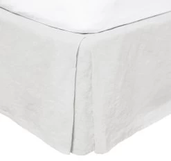French Linen Valance Range Snow