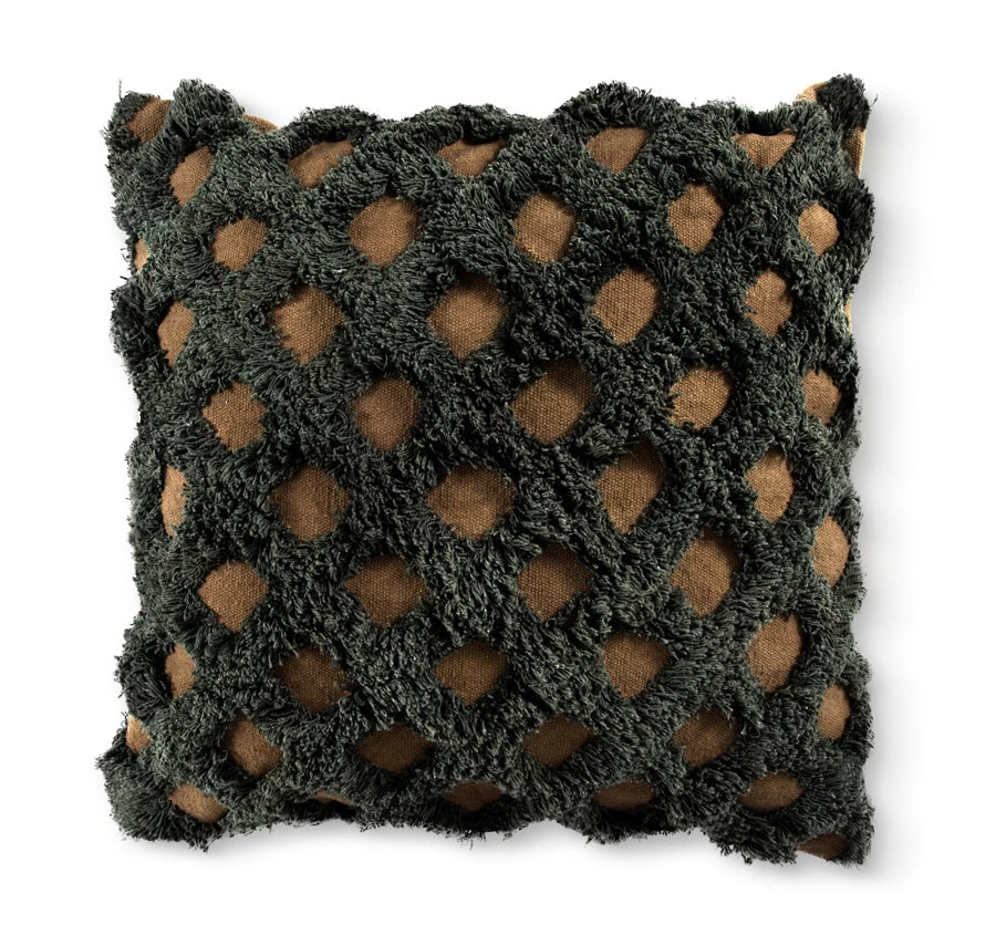 Betula 45x45cm Filled Cushion Green