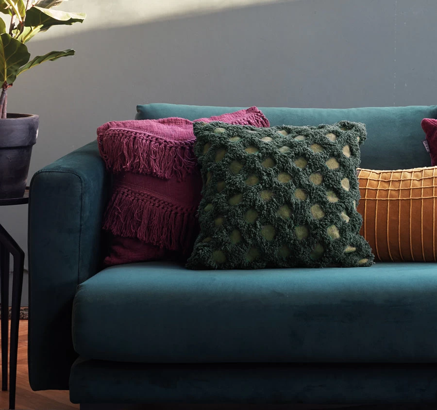 Betula 45x45cm Filled Cushion Green - Image 4