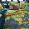 Evening Twilight Quilt Cover Set Range Ochre