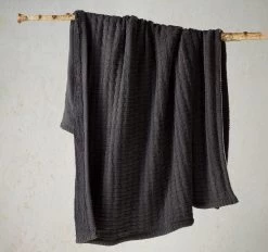 Bianca Amalfi 130x160cm Throw Rug Charcoal