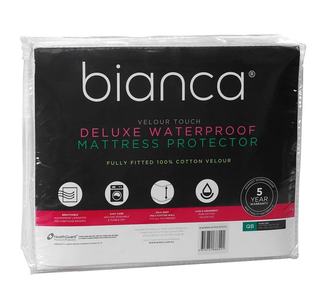 Bianca Deluxe Waterproof Mattress Protector Range