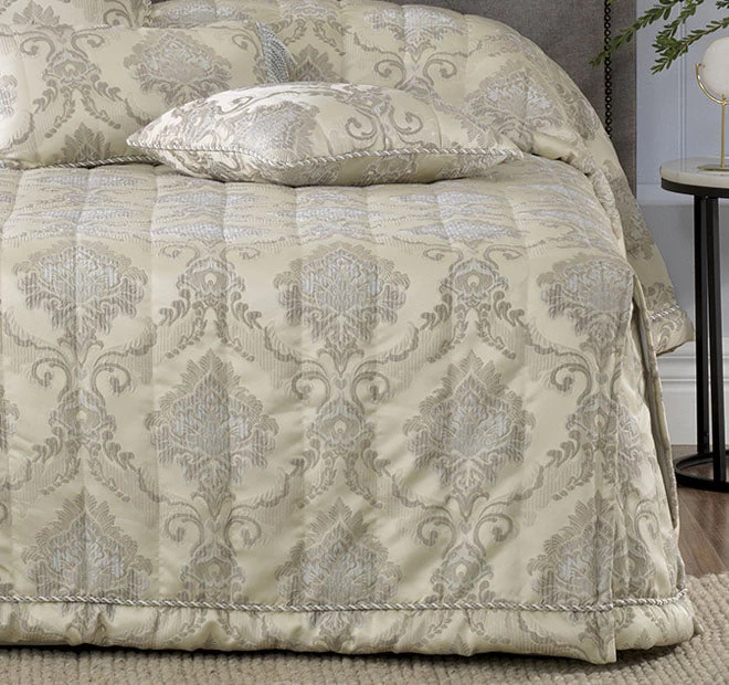Bianca Dorset Bedspread Range Taupe - Image 3