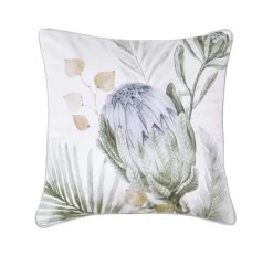 Bianca Evergreen 43x43cm Filled Velvet Cushion Sage