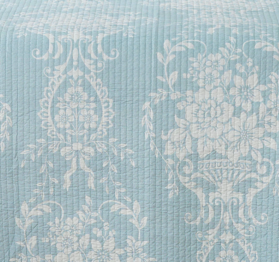 Bianca Florence Bedspread Set Range Blue - Image 2