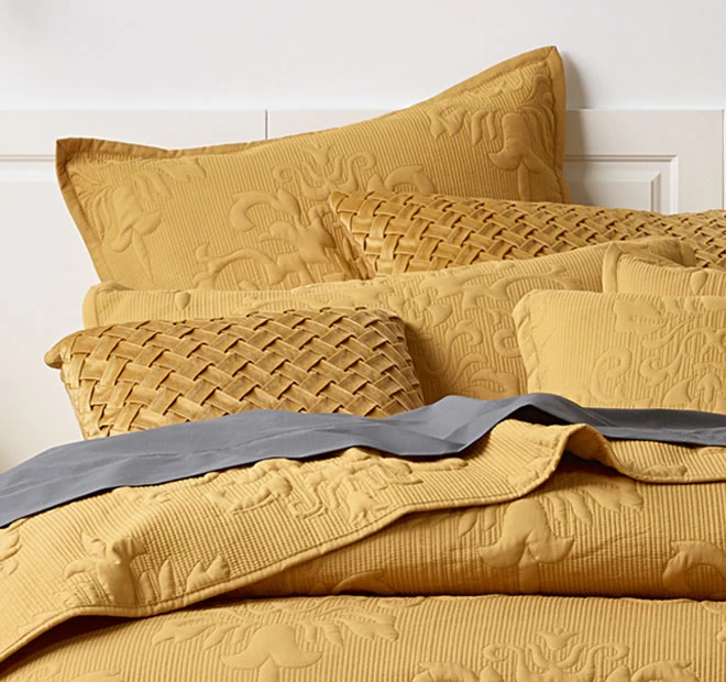 Bianca Gatwick Bedspread Set Range Gold - Image 6