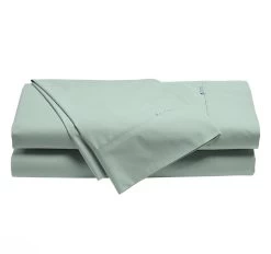 Bianca Heston 300THC Cotton Percale Mega Sheet Set Range Sage