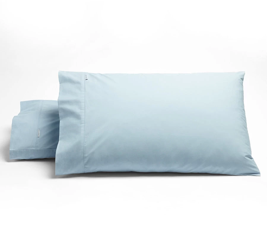 Bianca Heston 300THC Cotton Percale Mega Fitted Sheet Combo Set Range Steel Blue - Image 2