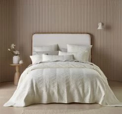 Bianca Kamala Bedspread Set Range Cream