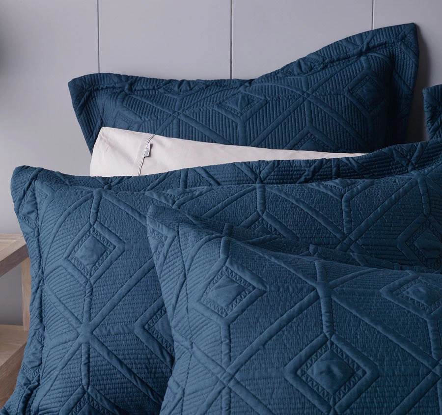 Bianca Kazimir Coverlet Set Range Navy - Image 3