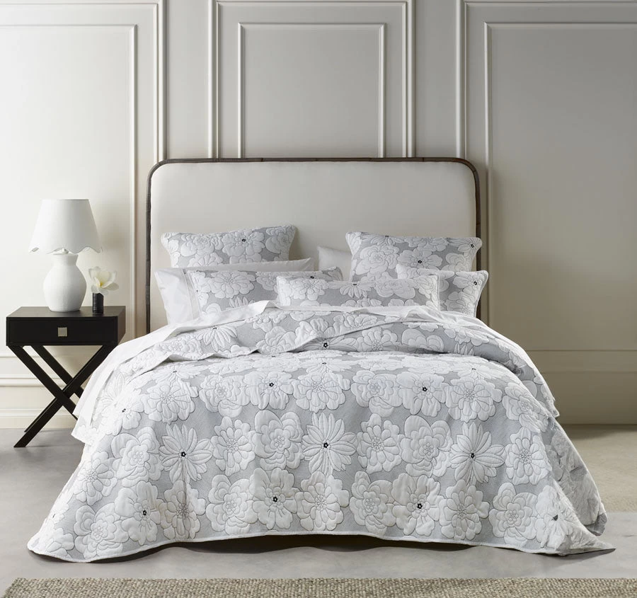 Bianca Leona 4 Piece Bedspread Set Range White