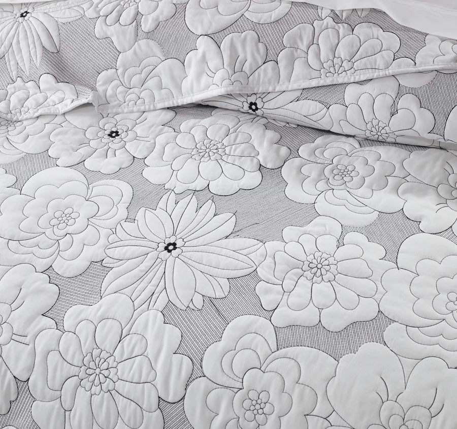 Bianca Leona 4 Piece Bedspread Set Range White - Image 2