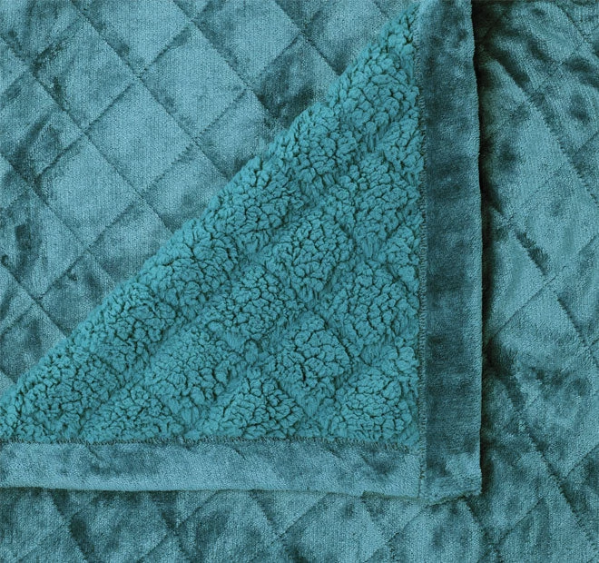 Bianca Mansfield Velvet Blanket Range Teal - Image 2