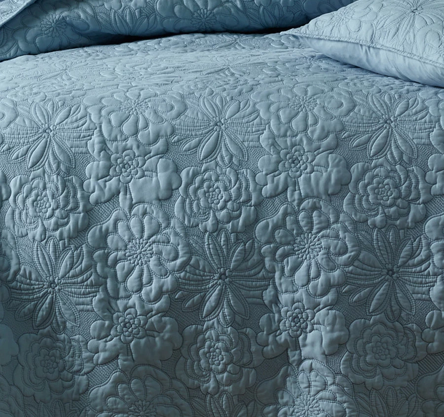 Bianca Sabrina Bedspread Set Range Provincial Blue - Image 2