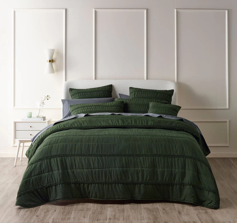 Bianca Vienna Bedspread Set Range Green