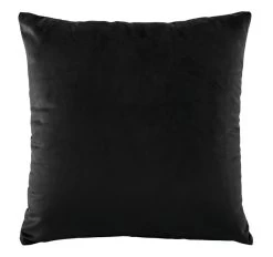 Bianca Vivid Coordinates Velvet European Pillowcase Black