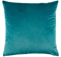 Bianca Vivid Coordinates Velvet European Pillowcase Teal