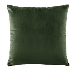 Bianca Vivid Coordinates Velvet European Pillowcase Forest Green