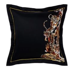 Camilla Easy Tiger European Pillowcase Black
