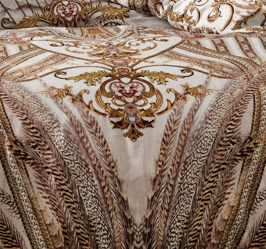 Camilla Soar Like An Eagle Quilt Cover Set Range Gold - Image 2