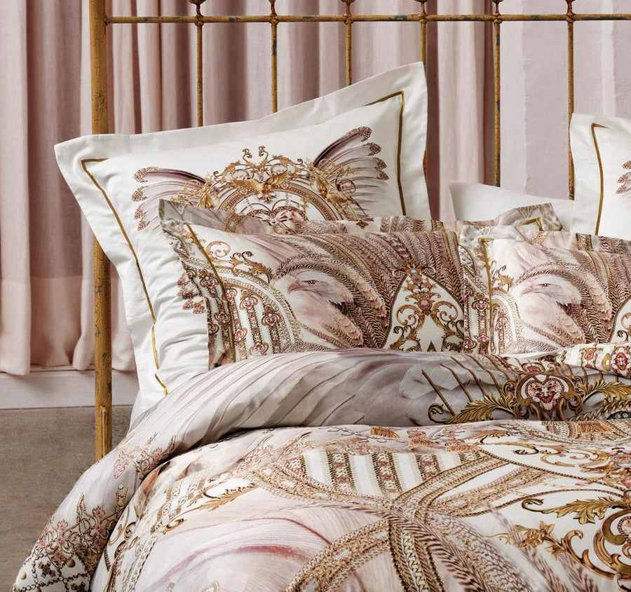 Camilla Soar Like An Eagle Quilt Cover Set Range Gold - Image 4