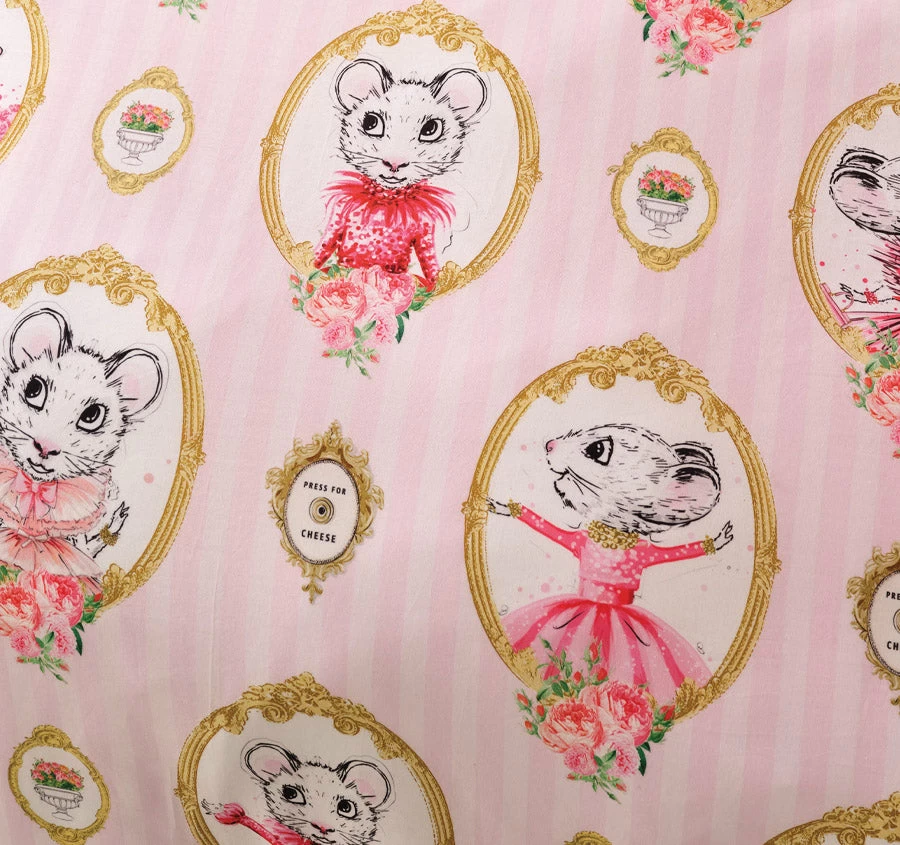 Portraits Of Claris Quilt Cover Set Range Pink - Image 2