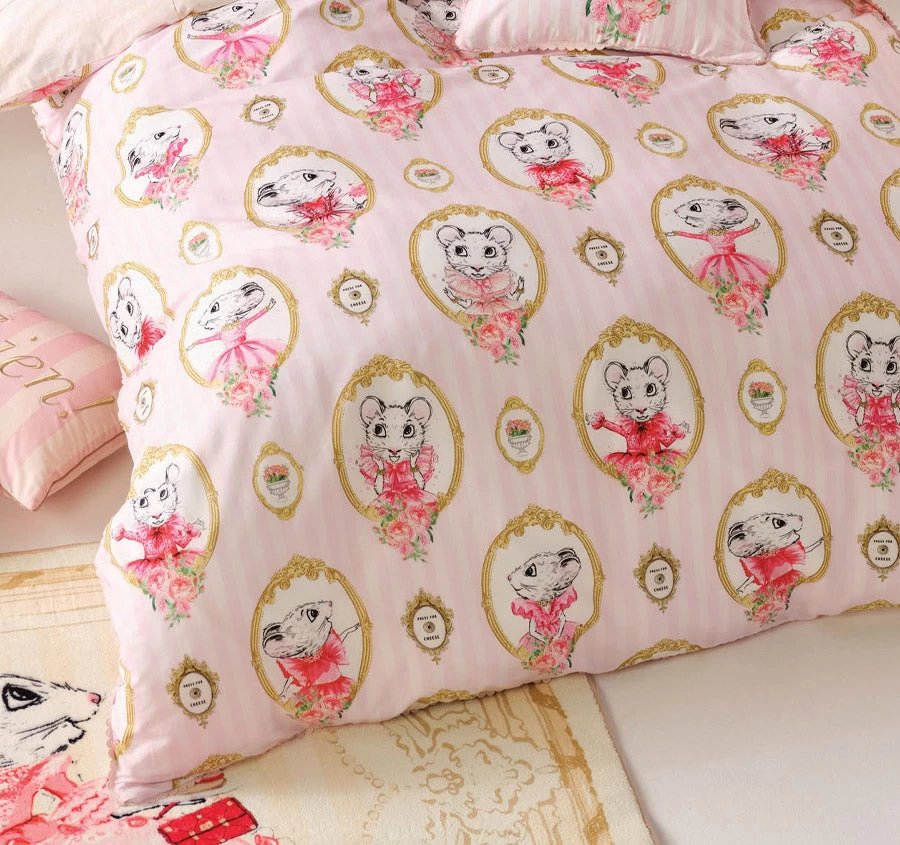 Portraits Of Claris Quilt Cover Set Range Pink - Image 3