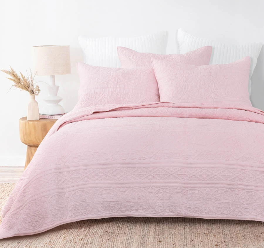 Rose Quartz Coverlet Set Range
