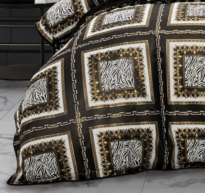 Piazza Quilt Cover Set Range Gold - Image 3