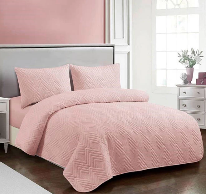 Spencer Quilt Cover Set Range Blush