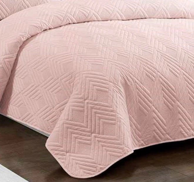 Spencer Quilt Cover Set Range Blush - Image 2